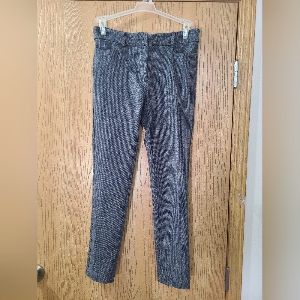 Loft Gray Stretchy Skinny Ankle Pants Trousers